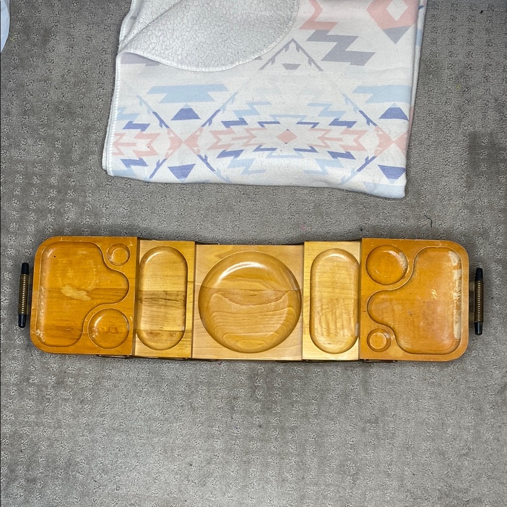Mid Century Modern Karoff 3 Tier Buffett Serving Tray